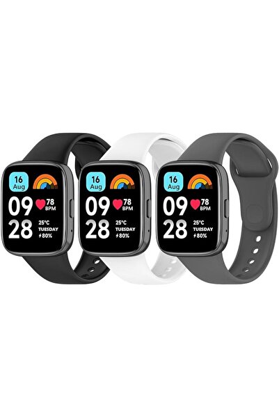 GENERAL IEOVIEE [3 عبوات] أربطة متوافقة مع ساعات Redmi Watch 3 Active، أساور ...
