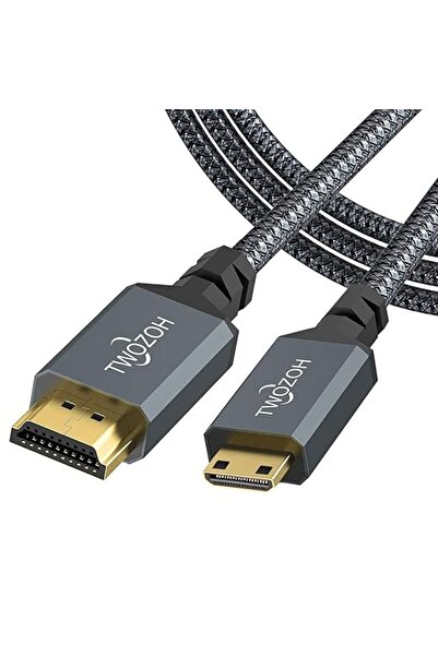 GENERAL كابل تووزو من HDMI إلى ميني HDMI بطول 3 أمتار، كابل مجدول يدعم دقة 72...