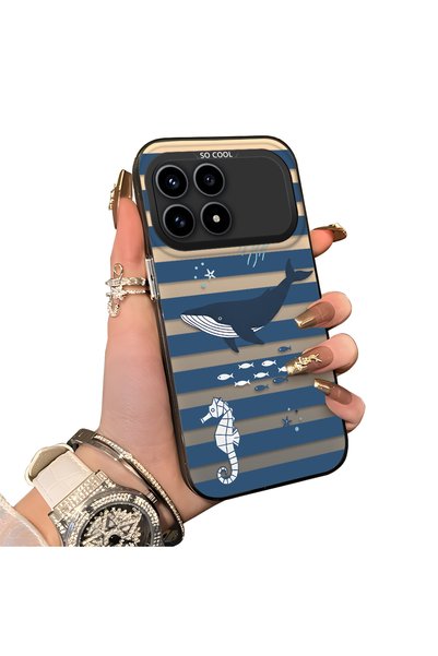 ucuc حافظة لهاتف Xiaomi Poco F8 Pro 5G متوافقة مع حيوانات البحر وحصان البحر و...