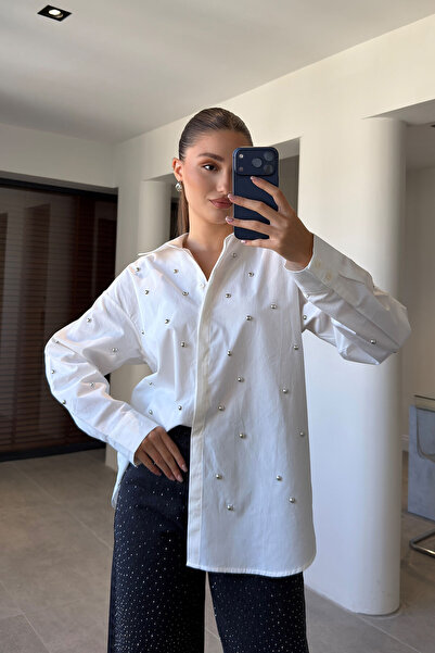 MAGARDE Premium Drop Processing Detailed Shirt - Ecru