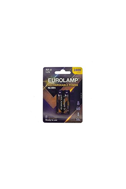EUROLAMP ΕΠΑΝΑΦΟΡΤΙΖΟΜΕΝΗ ΜΠΑΤΑΡΙΑ Ni-MH 1.2 V AA HR6 2400mAh 2 ΤΕΜΑΧΙΑ 147-2...
