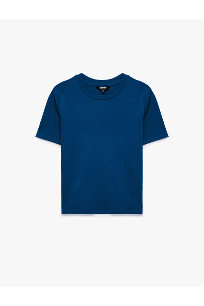 Koton Cotton Regular Fit Short Sleeve Crew Neck Basic T-Shirt