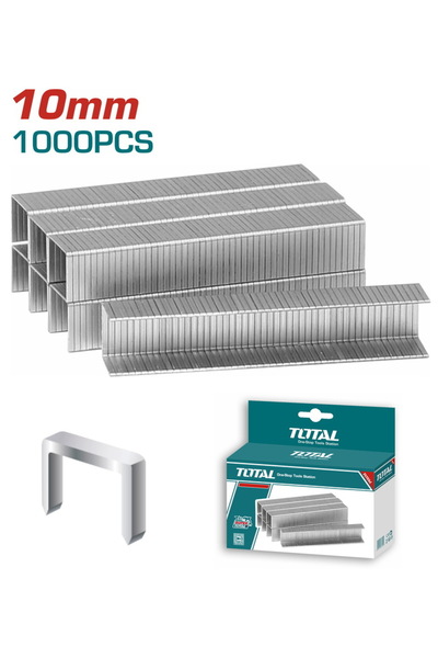 TOTAL Συνδετικά στοιχεία 10mm 1.000 τεμάχια για THT31143 (THT39101)