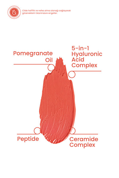Cosmogenesis Labs Şeftali Tonu | Allık Ruj Göz Farı 5ml - Lumi Peach Tint Nemlendirici Özellikli (Işıltılı Bitiş)