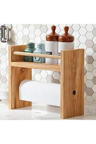 Vivendo Raft bucatarie cu suport prosop hartie, organizator condimente, 30x13...