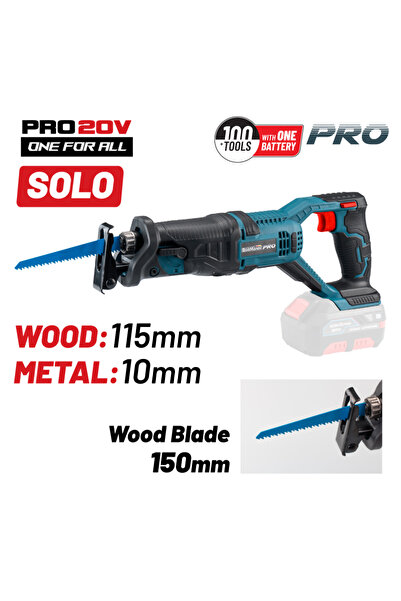Bormann PRO Ασύρματο Παλινδρομικό Πριόνι 20V Li-Ion SOLO (BBP3800)