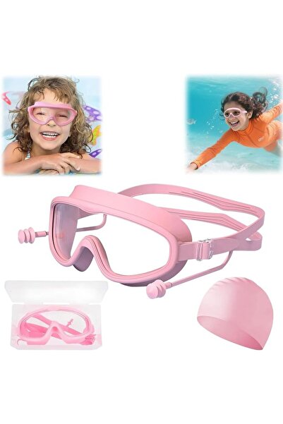 Generic TONGLUO Kids Swimming Goggles Set with 180° Wide View, Anti-Fog And N...