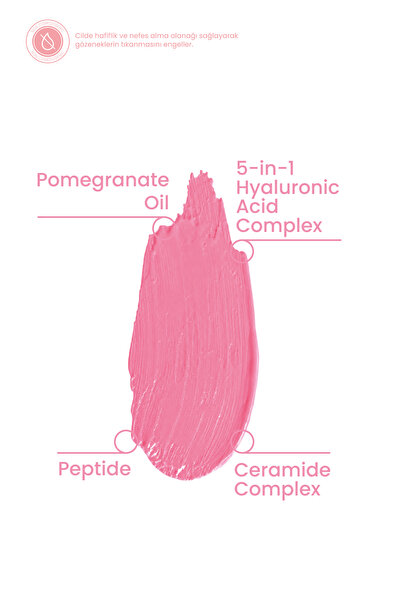 Cosmogenesis Labs Şeker Pembe | Allık Ruj Göz Farı 5ml - Lumi Pink Tint Nemlendirici Özellikli (Işıltılı Bitiş)