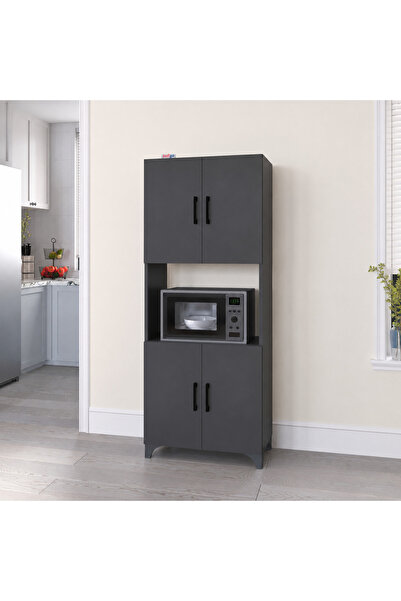Vivendo Dulap multifunctional pentru bucatarie, suport pentru cuptor cu micro...