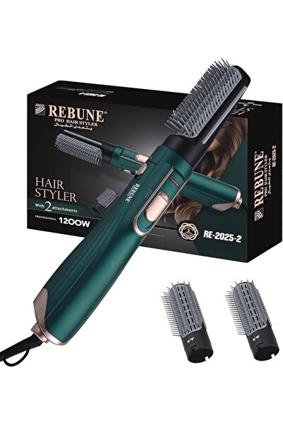 rebune RE-2025-2 1200 واط مصفف شعر كهربائي جديد 3 في 1 بالهواء الساخن تسخين س...
