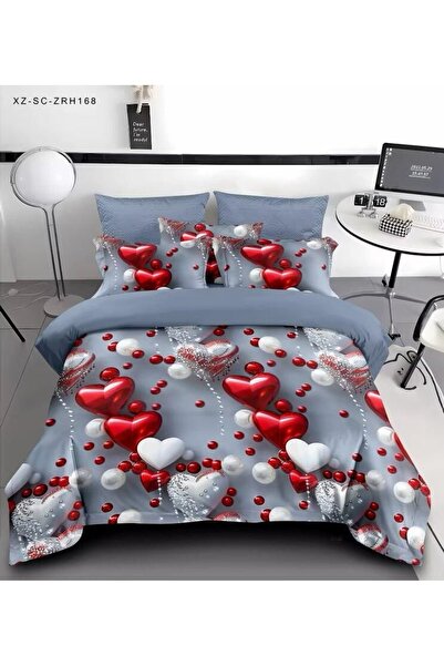 East Comfort Finet Премиум Комплект спално бельо от 6 части с 5D еластичност ...