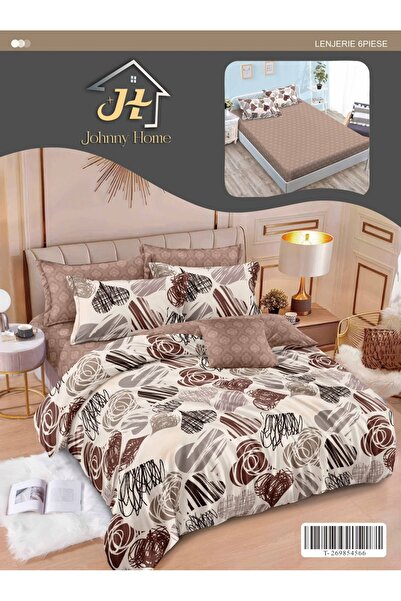 elegant home pucioasa Finet 6-piece Duvet Cover Set with Stretchy ST12