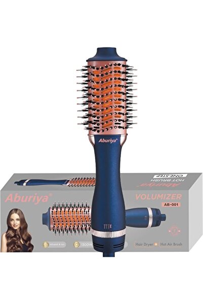 Aburiya AB-001 1300W Hair Styler Hot Air Brush One Step Negative Ion Electron...