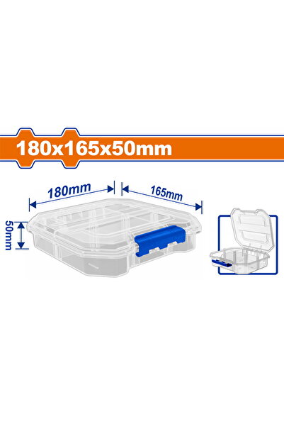 WADFOW Εργαλειοθήκη 180Χ165Χ50 χιλιοστά (WTB8341)