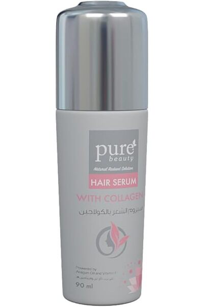 PINK BY PURE BEAUTY سيروم الشعر بيور بيوتي بالكولاجين - 90 مل