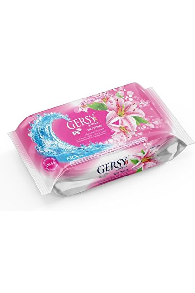 Gersy Wet Wipes – Lily Scent – Soft & Skin-Loving Formula – 80 Wipes - (BY Al...