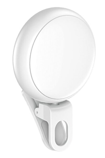 Usams Φωτιστικό LED για selfie RGB LED, 300mAh, US-ZB055 ΛΕΥΚΟ