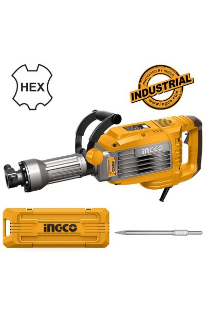 Ingco Σφυρί Κατεδάφισης HEX 14 κιλά 1700W (PDB170068)