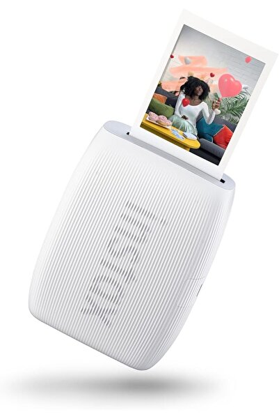 Instax Fujifilm Mini Link 3 Smartphone Printer – Clay White (KSA Version, 2-Y...