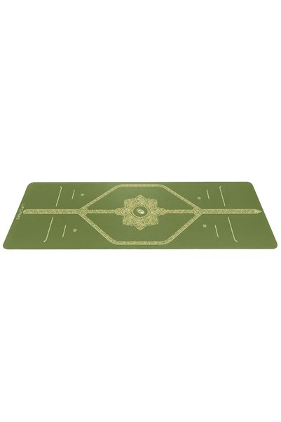 Liforme Paisley Passion Yoga Mat Yeşil