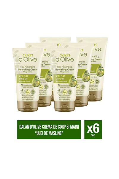 Dalan 6x Κρέμα Χεριών Ελιάς 60ml