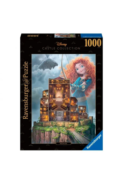 RAVENSBURGER Συλλογή Κάστρων Disney Παζλ Μερίντα 2D 1000 τεμαχίων