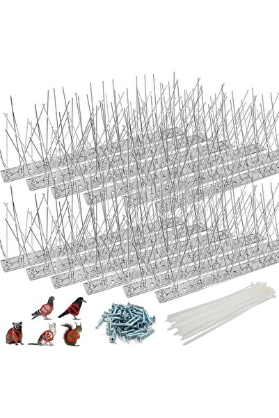 URbazaar Bird Spikes Strips,Newest Pigeon Spikes With Stainless Steel Deterre...