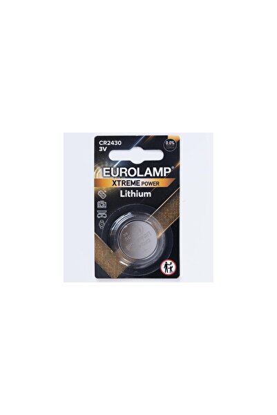 EUROLAMP ΜΠΑΤΑΡΙΑ ΛΙΘΙΟΥ EXTREME CR2430 1ΤΜΧ 147-24134