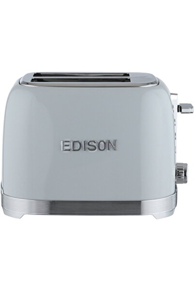 Edison محمصة خبز، 750-850 واط، لشريحتين، 6 مستويات للتحميص، TS212/GR - رمادي