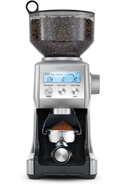 sagemodeshop Sage - The Smart Grinder Pro - مطحنة قهوة مخروطية الشكل - مع 60 ...