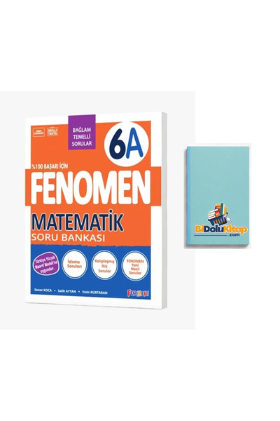 Fenomen Yayıncılık FENOMEN 6 MATEMATİK (A) SORU BANKASİ ( DEFTER HEDİYE)