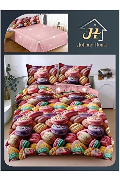 elegant home pucioasa Premium Satin Cotton Duvet Cover Set 4 Pieces SA79
