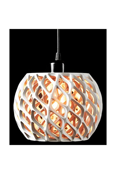 OEM Abajur decorativ 3D modern, design organic, alb, fabricat în România, sti...