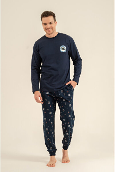 Rolypoly Men'S, Long Sleeve, (Socks Included), Pajama Set