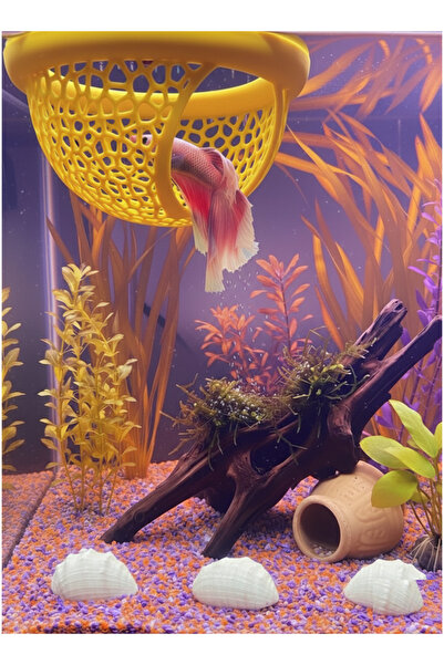 nexprint3dtasarım Beta Fish Betta Resting Area & Breeding Nest – Halfmoon Foa...