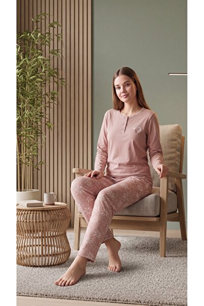 OVERSLEEP Pijama Set Powder 3411