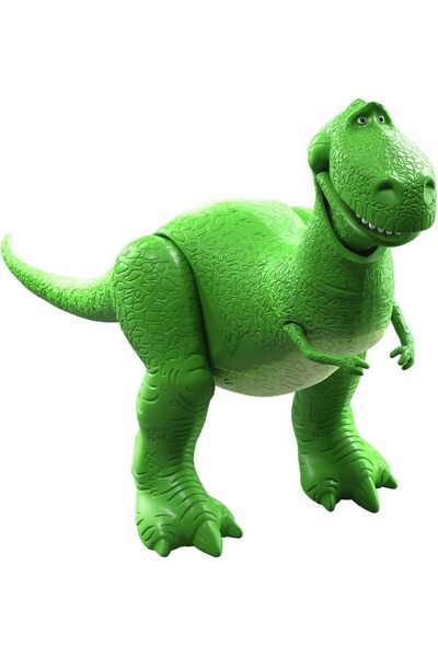 Disney Toy Story Rex Action Figure 7.25 Inch Tall, 8 Posable Joints, Playscale