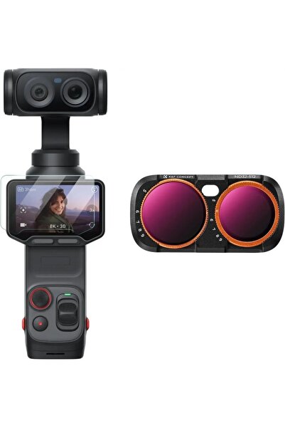 K&F CONCEPT Insta360 Luna Ultra İçin Değişken ND Filtre (ND32-512)