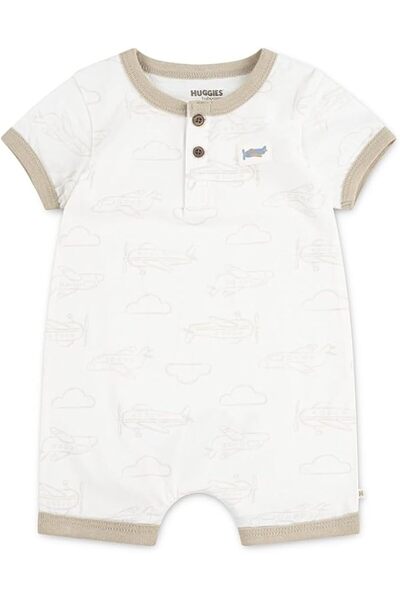 Huggies Baby Boys HUGB TURN ME AROUND ROMPER BODYSUIT AND PANT SET