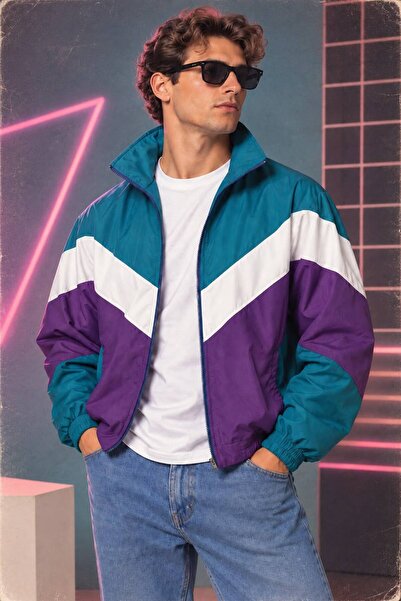 Machetta Jachetă unisex retro anii '80 cu fermoar - Cardigan