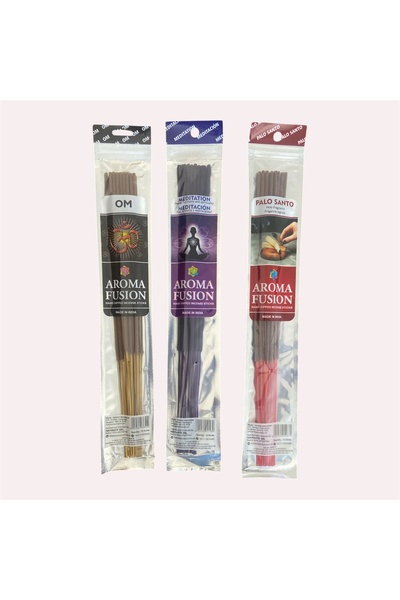Organik Doğal Çubuk 3 lü Paket Tütsü Seti | 45 Adet Çubuk Tütsü 3 Aroma 30 Cm | Oda Kokusu | Enerji |Serinlik