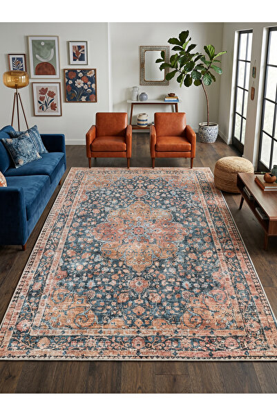 Rose'n Home ARTE VN094 Vintage Klasik Desenli Renkli Dekoratif Salon Mutfak K...