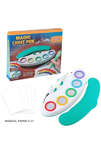 DubaiGallery Magic Light Pen Creative Drawing Set for Kids, Reusable Magical ...