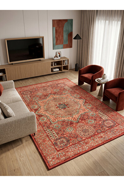 Rose'n Home ARTE VN082 Klasik Desenli Figürlü Renkli Dekoratif Salon Mutfak K...