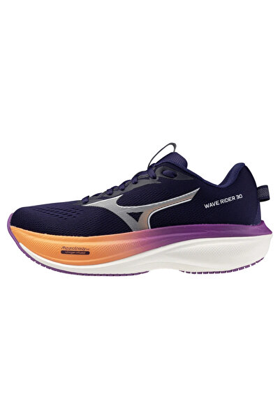 MIZUNO Wave Rider 30 Women's Running Shoes Navy Blue