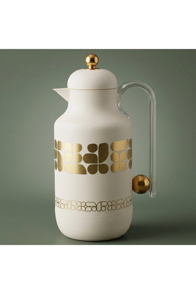 Alsaif Gallery Lavender Thermos Al Saif Gallery, 1 liter, glass interior, tra...