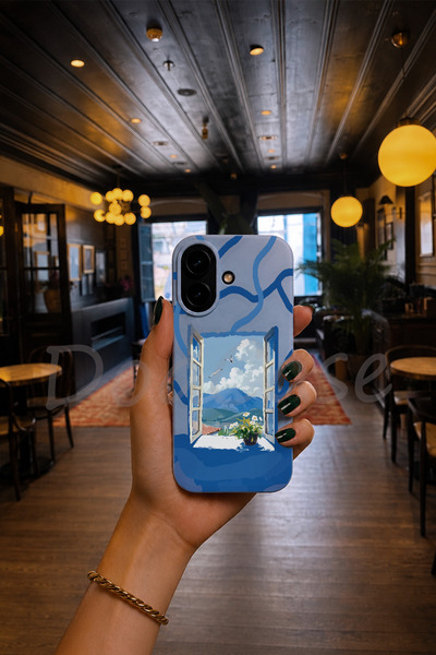 DoaCase iPhone 17 Uyumlu Bebek Mavisi Renkli Lansman Telefon Kılıfı