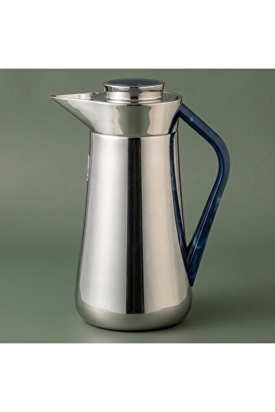 Alsaif Gallery Al Hada Thermos, 0.7 Liter, Blue Handle, Self-Service, Press-B...