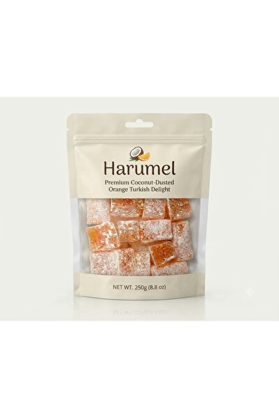 HAR-UM Ticaret PORTAKAL AROMALI LOKUM-KAHVE ARASI LOKUM 250GR.