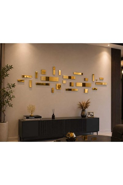 OSEA REKLAM&ORGANİZASYON Dekoratif Kendinden Yapışkanlı Parlak Gold veya Gümü...